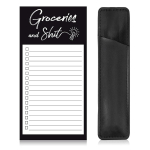 Riff Magnet Refrigerator Notepad with Pen Holder Magnetic