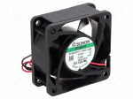 Fan: DC | axial | 24VDC | 60x60x25mm | 61.16m3/h | 41.7dBA | Vapo | 7500rpm