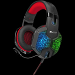 Gaming headphones with microphone SVEN AP-U988MV black-red