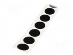 Tape: hook and loop | hook | caoutchouc | black | Application: fixing
