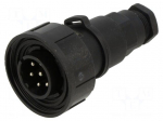 Connector: circular | plug | male | PIN: 7 | 5A | 277V | IP68,IP69K | 6&divide;8mm
