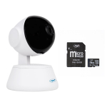 PNI IP720LR, 1080P, 2MP, IP, P2P, PTZ video surveillance camera package and PNI 128GB microSD memory card included