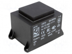 Transformer: encapsulated | 44VA | 230VAC | 24V | 1833mA | Mounting: PCB