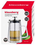 Kohvimasinad ja kohv // Kohvimasinad // Zaparzacz tłokowy do kawy/herbaty, szkło, 0,35l, klausberg, kb-7762