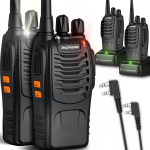 Helis&uuml;steemid ja tarvikud // Bluetooth k&otilde;larid | Juhtmevabad k&otilde;larid // 2x walkie talkie + słuchawki kr&oacute;tkofal&oacute;wki baofeng bf888s pmr duży zasięg