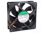 Fan: DC | axial | 24VDC | 120x120x38mm | 322.8m3/h | 54dBA | ball bearing