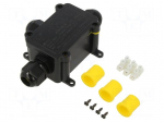 Connector: AC supply | screw terminal | IP68 | Body: black