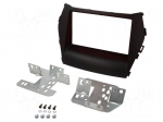 Radio frame | SsangYong | 2 DIN | grey