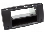 Radio frame | Mercedes | 2 DIN | black