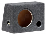 Car loudspeaker enclosure | MDF | black melange | textil | 35l | 250mm
