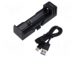 Charger: for rechargeable batteries | Li-Ion,Ni-MH | Out: USB C