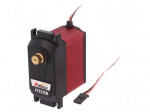 Motor: servo | 6&divide;7.4VDC | giant scale | digital | 178g | metal | 180&deg; | JR