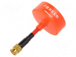 Antenna | red | 12g | SMA | 5.8GHz | 35x62mm | 50&Omega; | Antenna: WiFi | 3dBi