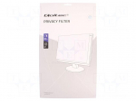 Privacy filter | natural (transparent) | Thk: 0.5mm | 17"