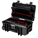 KNIPEX tool case "Robust26 Move" 00 21 33 LE, tool box black, dust and waterproof, suitable for flight