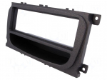 Radio mounting frame | Ford | 1 DIN | black