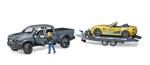 BRUDER RAM 2500 Power Wagon and BRUDER R - 02504