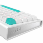 Computer keyboard Nubi  NK68 PRO G3MS Aquamarine Switch, US White