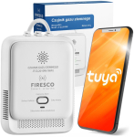 Loodusgaasiandur Firesco JT-ZL2010W WiFi Tuya rakendusega