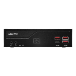 Shuttle PIB-DB860001 DB860XPC slim Barebone, S-1851, Intel H860, UHD-graafika, 1x DP, 2x HDMI, USB-C