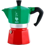 Bialetti Moka Express Itaalia 6TZ (300 ml) Green-Red