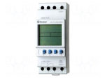 Programmable time switch | Range: 1min&divide;7days | DPDT | 24VDC | DIN