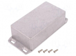 Enclosure: multipurpose | X: 66mm | Y: 121mm | Z: 41mm | 1590W | aluminium