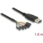 DELOCK USB-kaabel TTL 6Pin Pinheader -> A Bu/St 1.80m