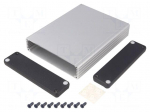 Enclosure: with panel | 1455 | X: 125mm | Y: 160mm | Z: 30mm | aluminium