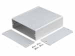 Enclosure: with panel | TUF | X: 94mm | Y: 100mm | Z: 32mm | aluminium