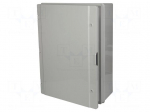 Enclosure: wall mounting | X: 511mm | Y: 711mm | Z: 253mm | ABS | grey