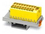 Splice terminal: rail | 17.5A | 500V | push-in | PA | 0.14&divide;2.5mm2