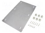 Mounting plate | steel | W: 240mm | H: 2mm | L: 390mm | AKI-3,AKI-4,AKL-3
