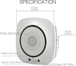 For home and repair NoName  Bezvadu viedais dumu detektors ar sirenu  Wi-Fi  TUYA / Smart Life