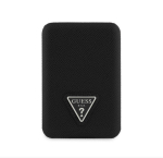 Power bank Guess PU Grained Triangle Logo MagSafe Powerbank 5000mAh Black