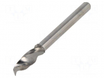 Drill bit | PCB | &Oslash;: 4.1mm | L: 38.2mm | 1/8" (3,175mm)
