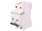 Circuit breaker | 400VAC | Inom: 1A | Poles: 2 | DIN | Charact: C | 10kA
