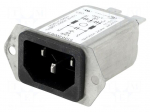 Connector: AC supply | socket | male | 10A | 250VAC | IEC 60320 | 0.4mH