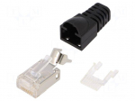 Plug | RJ45 | PIN: 8 | Cat: 6a,Class EA | shielded | gold-plated | IP20