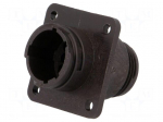 Socket | male | PIN: 9 | w/o contacts | CPC Series 1 | Case: size 13