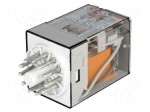 Relay: electromagnetic | 3PDT | Ucoil: 48VAC | 10A/250VAC | 10A/30VDC