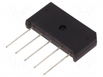 Three-phase bridge rectifier | Urmax: 400V | If: 9A | Ifsm: 150A | THT