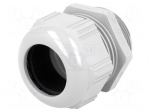 Cable gland | M40 | 1,5 | IP68 | Mat: polyamide | grey | UL94V-2