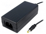 Power supply: switched-mode | 12VDC | 5.42A | Out: 5,5/2,1 | 65W
