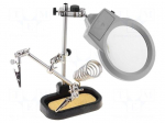 PCB holder with magnifying glass | 90mm