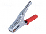 Crocodile clip | 400A | Grip capac: max.50mm | Overall len: 220mm