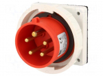 Connector: AC supply 3-phase | socket | male | 16A | 400VAC | IEC 60309