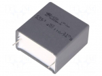 Capacitor: polypropylene | X2 | 3.3uF | 27.5mm | &plusmn;10% | 32x33x18mm