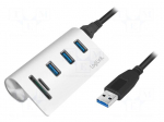 Card reader: memory | USB 1.1,USB 2.0,USB 3.0 | Communication: USB