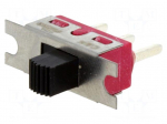 Switch: slide | Pos: 2 | SPDT | 6A/120VAC | 6A/28VDC | ON-ON | on panel